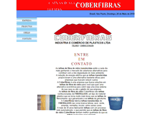 Tablet Screenshot of coberfibras.com.br